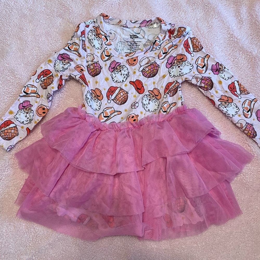 Dream Big Little bamboo holiday twirl dress